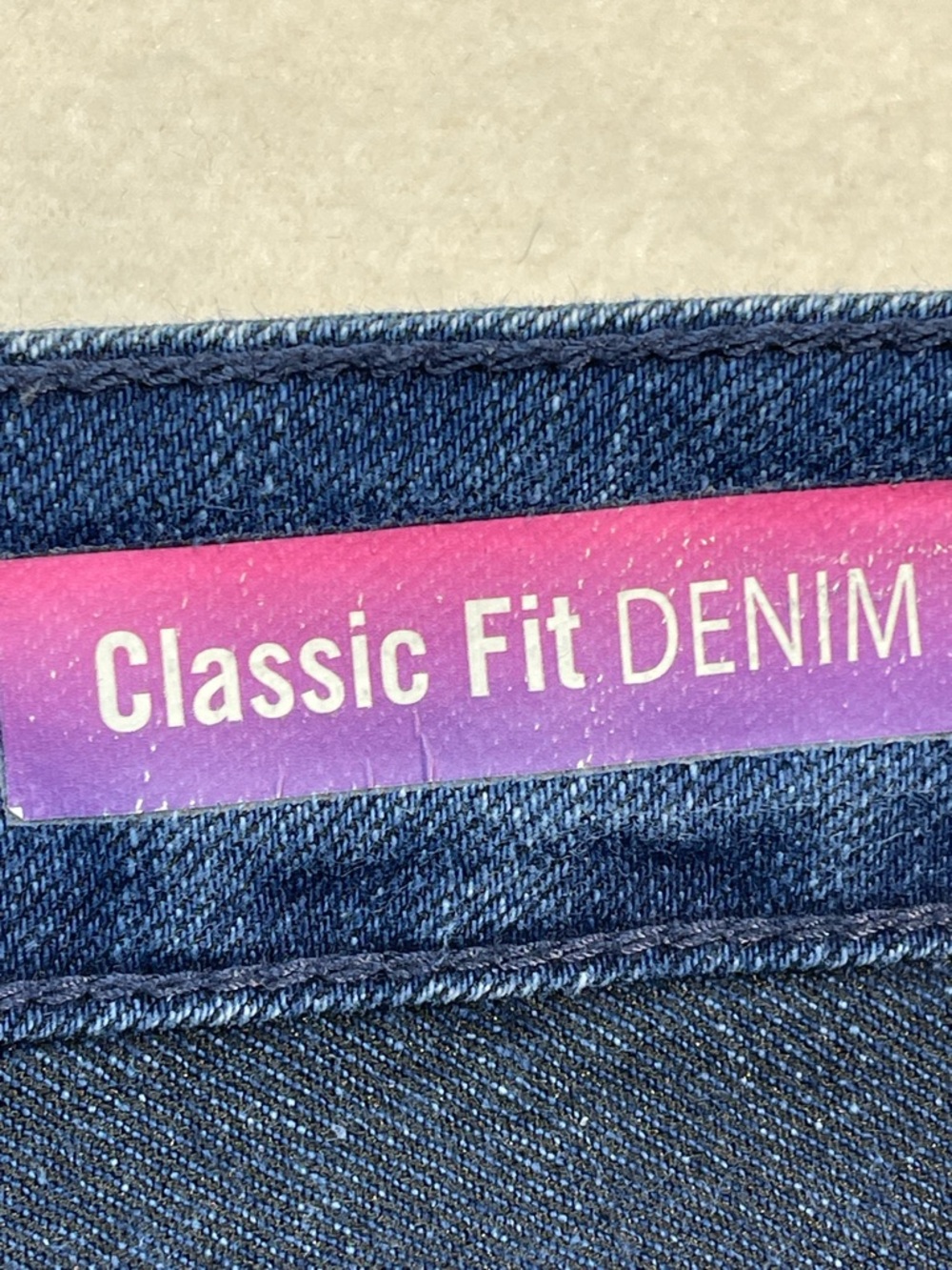 Just My Size WOMENS SIZE 24W CLASSIC FIT Indigo Relaxed Straight Jeans - Picture 6 of 10